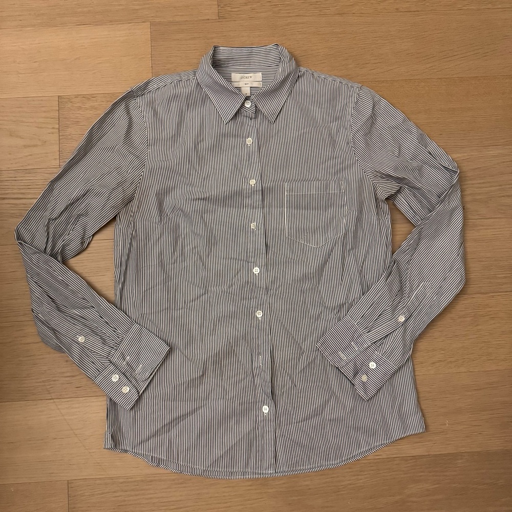 J. Crew Stretch Perfect Blouse Size 2